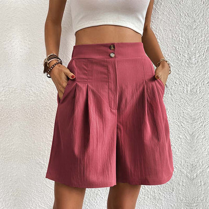 Monochromatic Casual Shorts