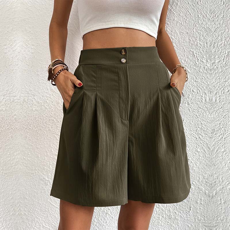 Monochromatic Casual Shorts