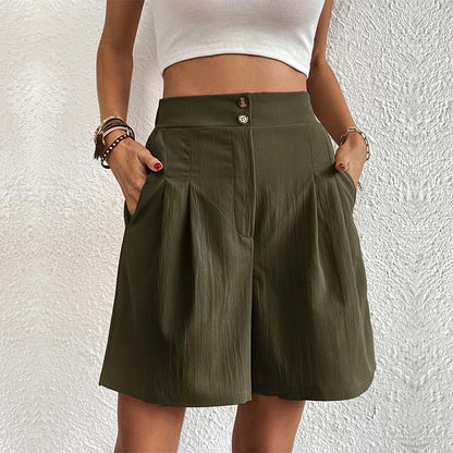 Monochromatic Casual Shorts