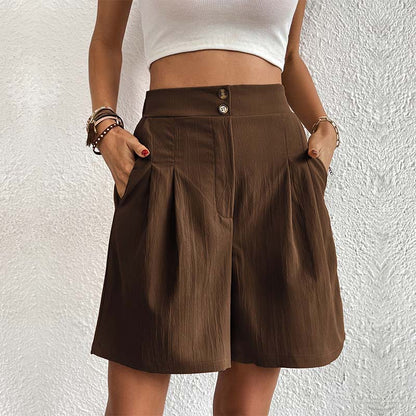 Monochromatic Casual Shorts