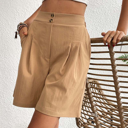 Monochromatic Casual Shorts
