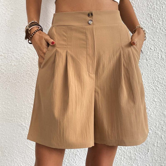 Monochromatic Casual Shorts