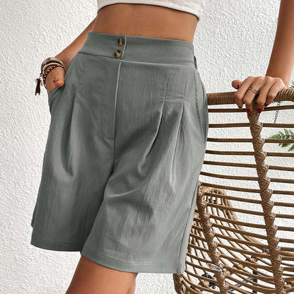 Monochromatic Casual Shorts