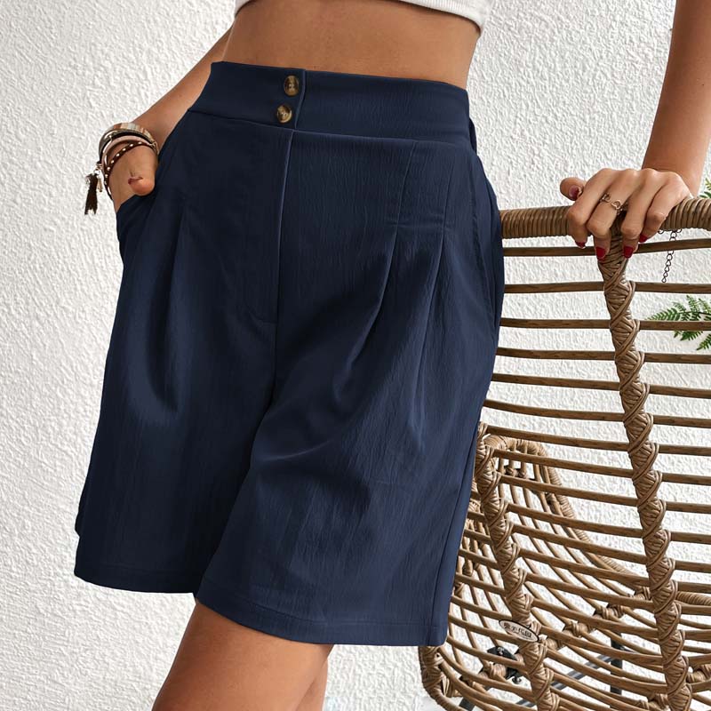 Monochromatic Casual Shorts