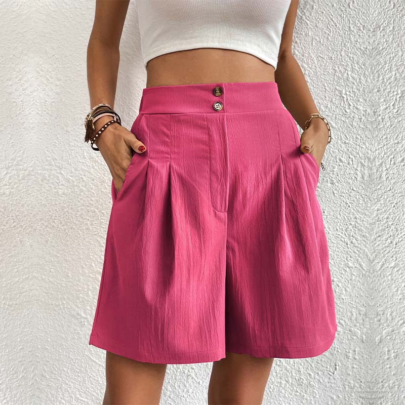 Monochromatic Casual Shorts