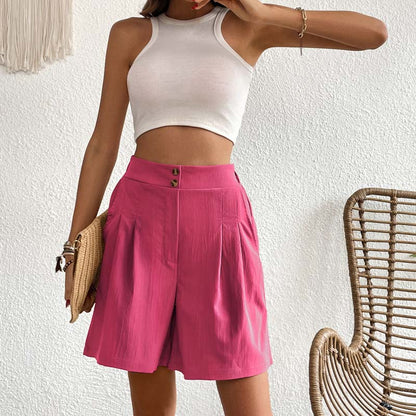 Monochromatic Casual Shorts