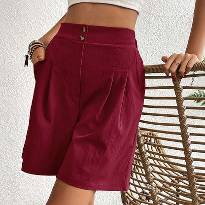 Monochromatic Casual Shorts