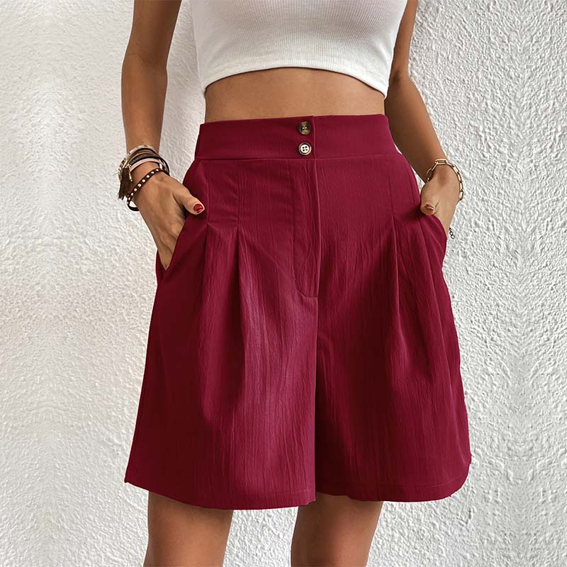 Monochromatic Casual Shorts