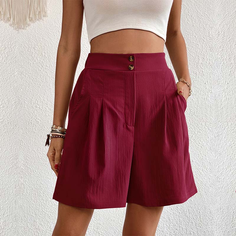 Monochromatic Casual Shorts