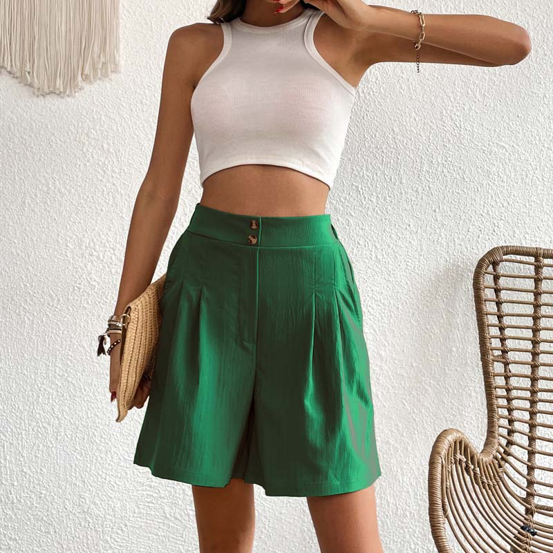 Monochromatic Casual Shorts