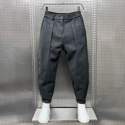 Roberto | Elegant Mélange Trousers