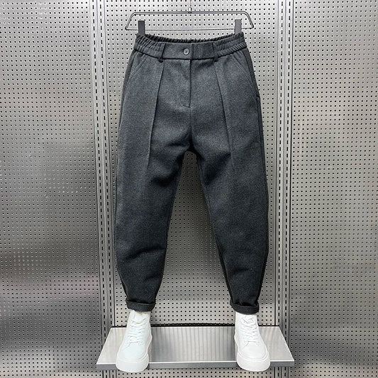Roberto | Elegant Mélange Trousers