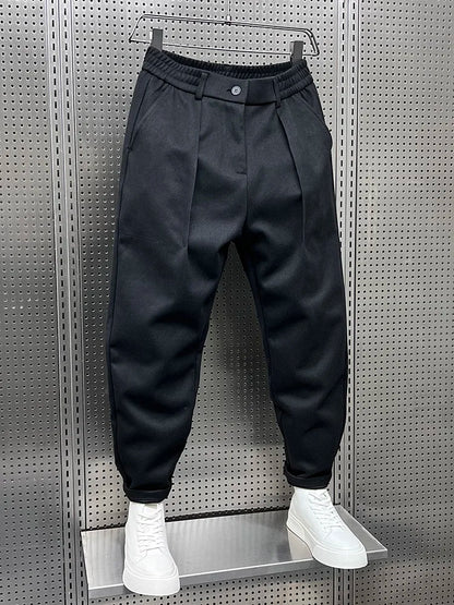Roberto | Elegant Mélange Trousers