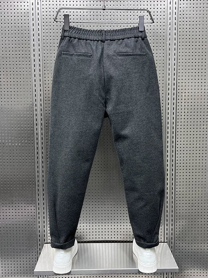 Roberto | Elegant Mélange Trousers
