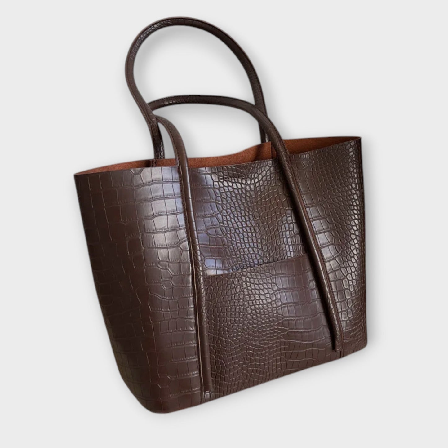 RL Vintage Shoulder Bag in Faux Leather - Elegant and Functional for Everyday Use