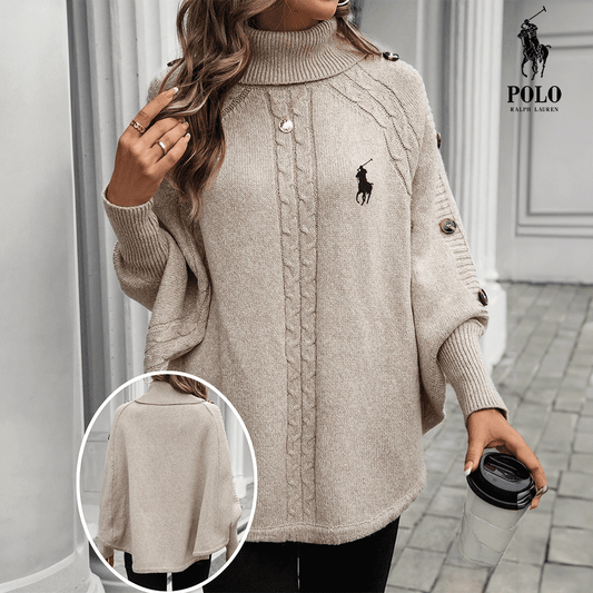 RL – Elegant Poncho Sweater