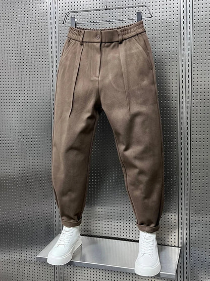 Roberto | Elegant Mélange Trousers