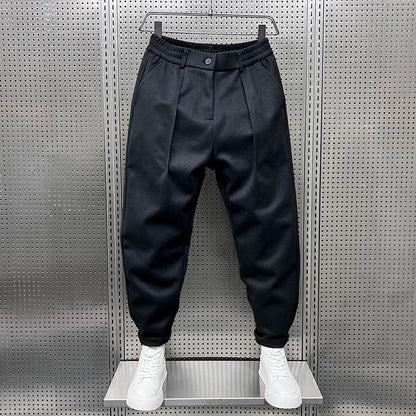 Roberto | Elegant Mélange Trousers