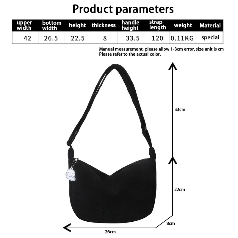 Women's Cordura Crossbody Bags - Stylish, Spacious, and Durable for Everyday Use