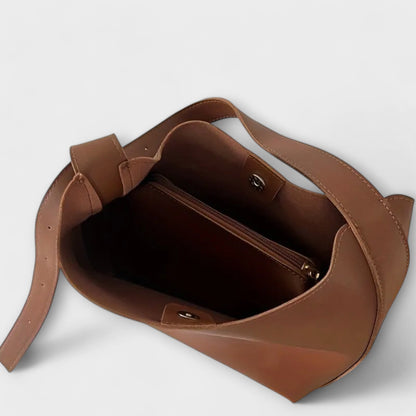 Aurellia - Elegant PU leather crossbody bag with versatile design and practical space for work and leisure