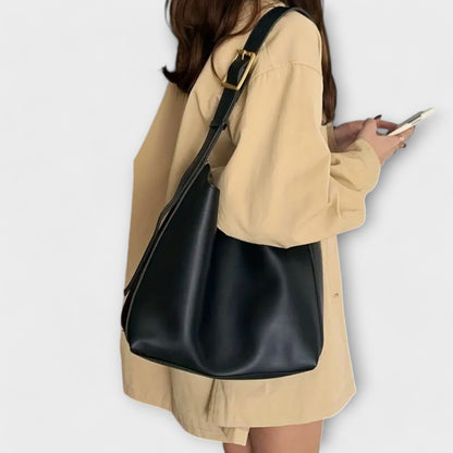 Aurellia - Elegant PU leather crossbody bag with versatile design and practical space for work and leisure