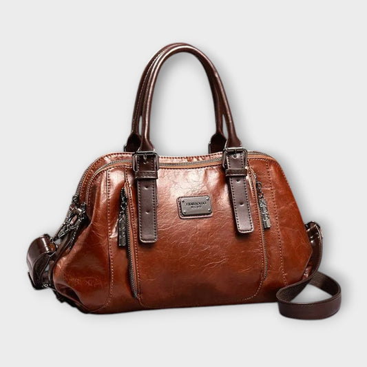 Aurellia Vintage Shoulder Bag - Adjustable Strap, Magnetic Closure, Multiple Colours