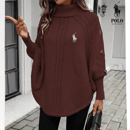 RL – Elegant Poncho Sweater