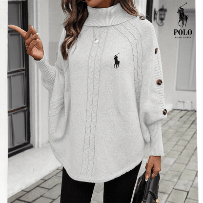 RL – Elegant Poncho Sweater