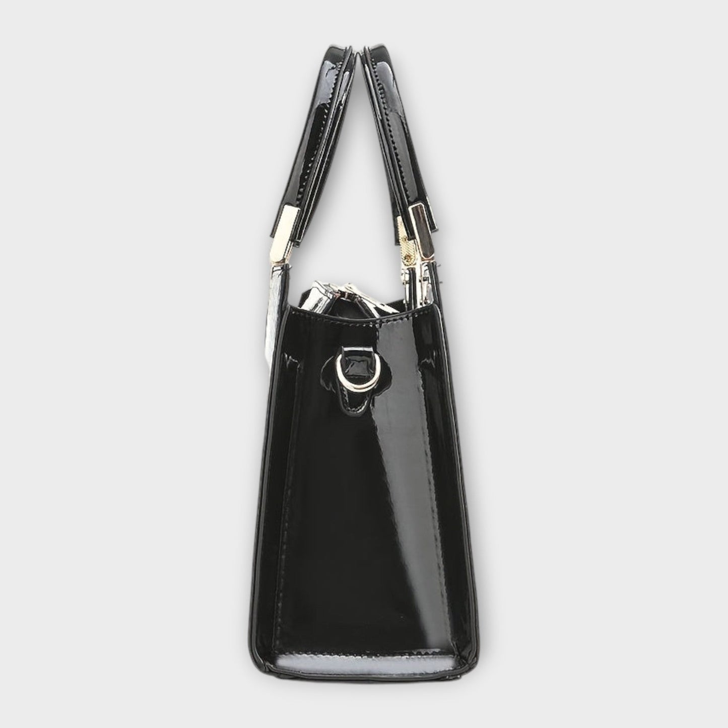 Aurellia - Glossy PU Handbag with Crocodile Pattern, Elegant and Spacious Design for Every Occasion