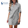 RL - Vestito Camicia Striato da Donna