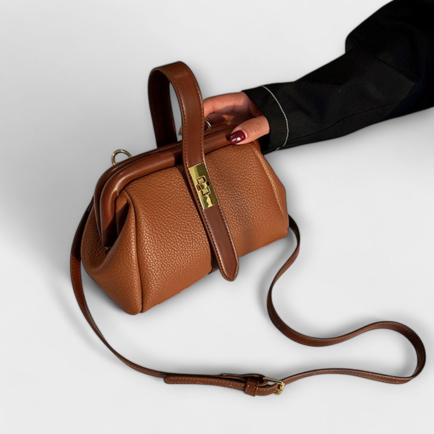 Aurellia Retro Handbag - Classic Design, Spacious Interior, Everyday Use