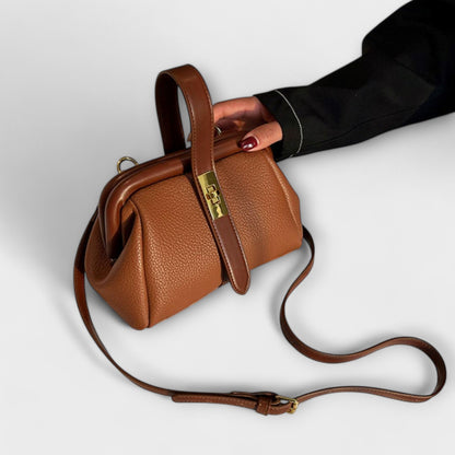 Aurellia Retro Handbag - Classic Design, Spacious Interior, Everyday Use