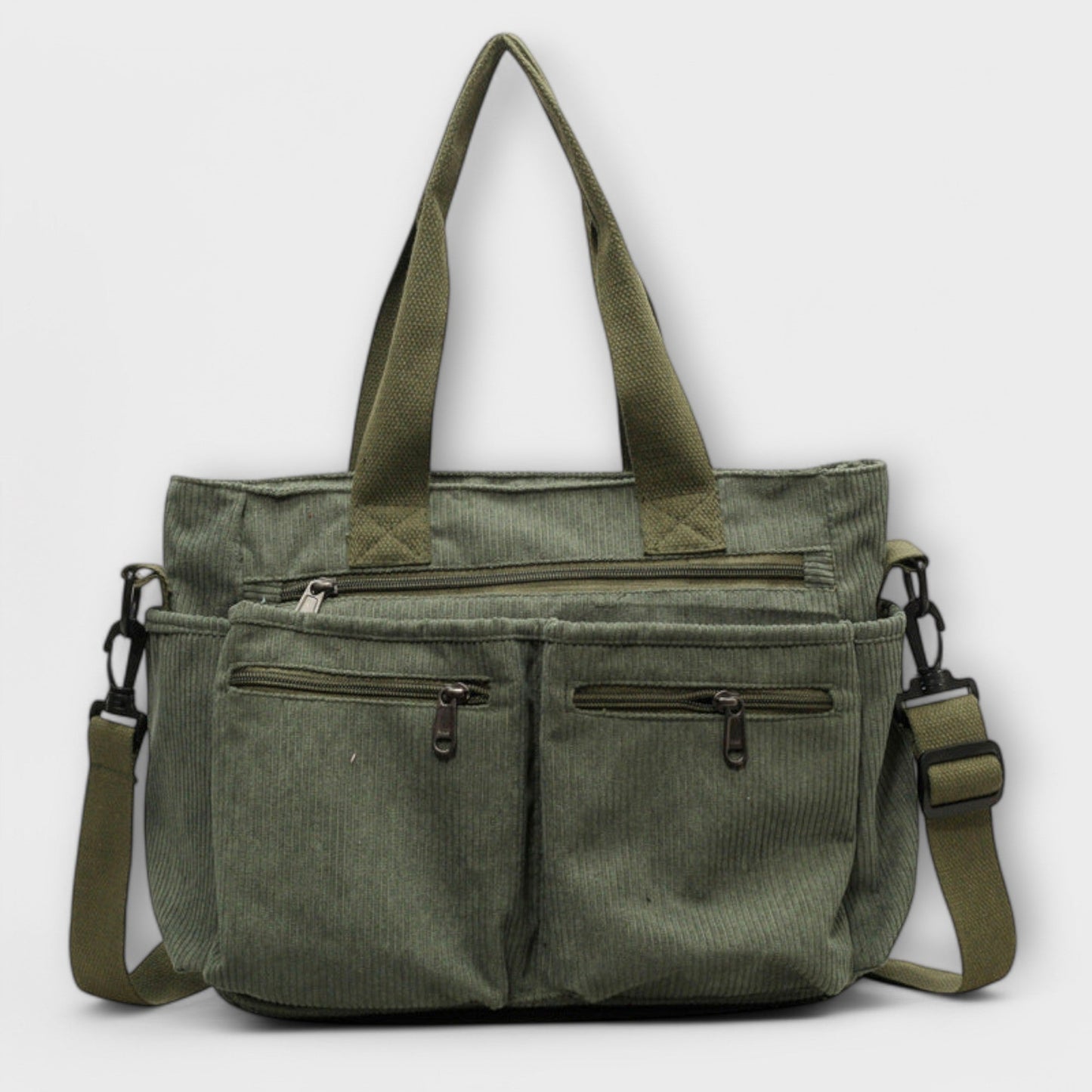 Aurellia Shoulder Bag - Lightweight, Water-Resistant Rope Material, Spacious Zippered Compartment, Ideal for Work or Travel