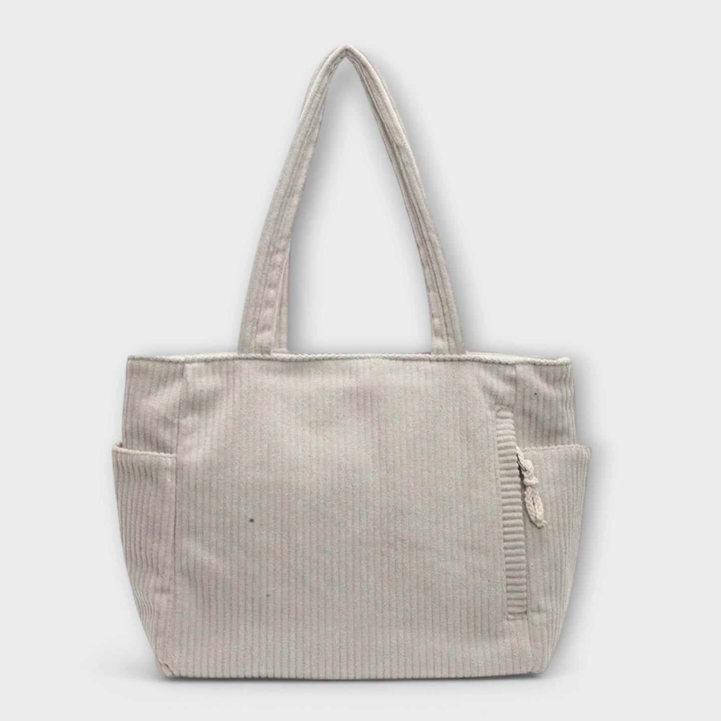 Aurellia Shoulder Bag - Spacious Cord Design with Pockets, 39x15x28 cm, Available in Multiple Colours