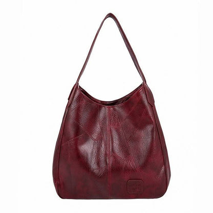 Aurellia Vintage Leather Bag - Spacious, Elegant Design for Daily Use