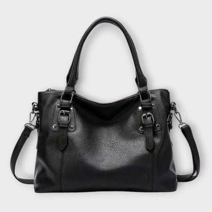 Aurellia Swiss Leather Shoulder Bag - Elegant and Durable, Women's, Scratch-Resistant, Stain-Resistant, Water-Repellent, Adjustable Strap