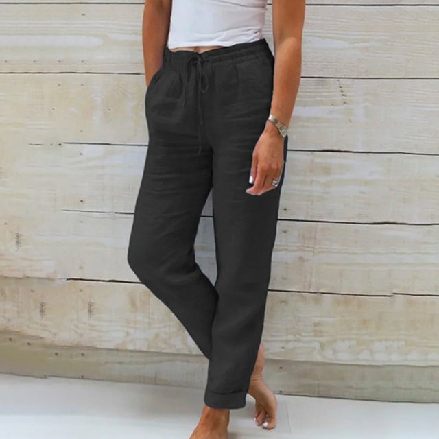 【Cotton and Linen】Casual Straight Trousers
