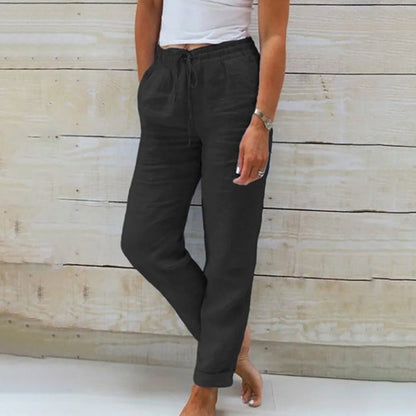 【Cotton and Linen】Casual Straight Trousers