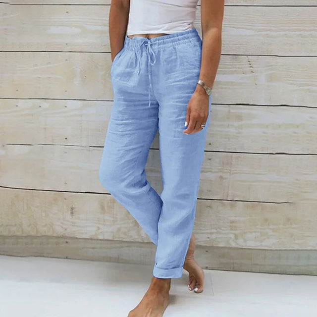 【Cotton and Linen】Casual Straight Trousers