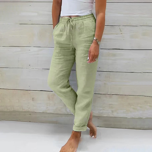 【Cotton and Linen】Casual Straight Trousers