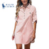 RL - Vestito Camicia Striato da Donna