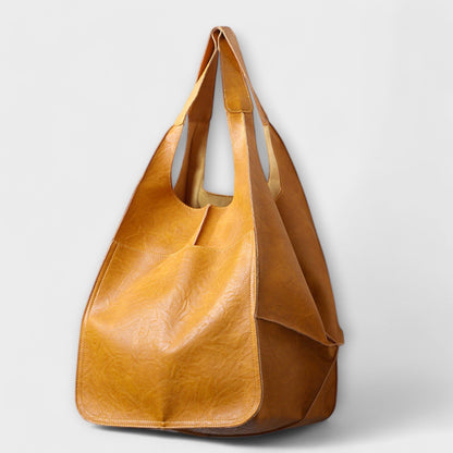 Aurellia Oversized Weekender Bag, PU Leather, Versatile Travel Tote