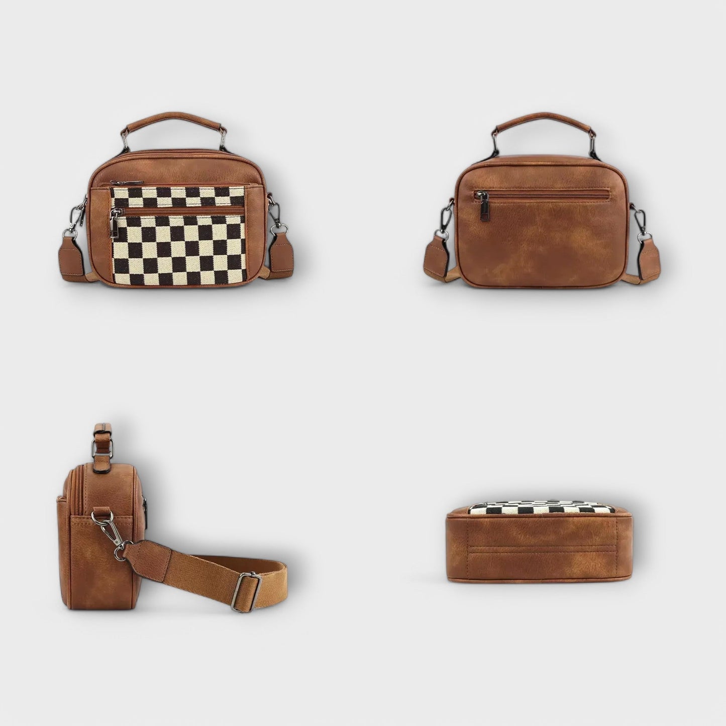 Aurellia ChessMate Durable Stylish Everyday Bag - 16x22x7 cm